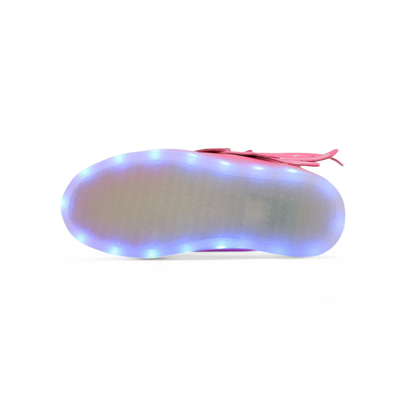 Tênis Infantil com LED Sonic Turbo Pink