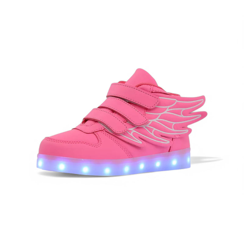 Tênis Infantil com LED Sonic Turbo Pink