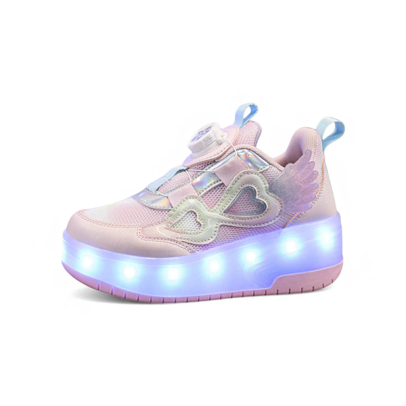 Tênis Infantil com Rodinhas Turbo Led Wheels