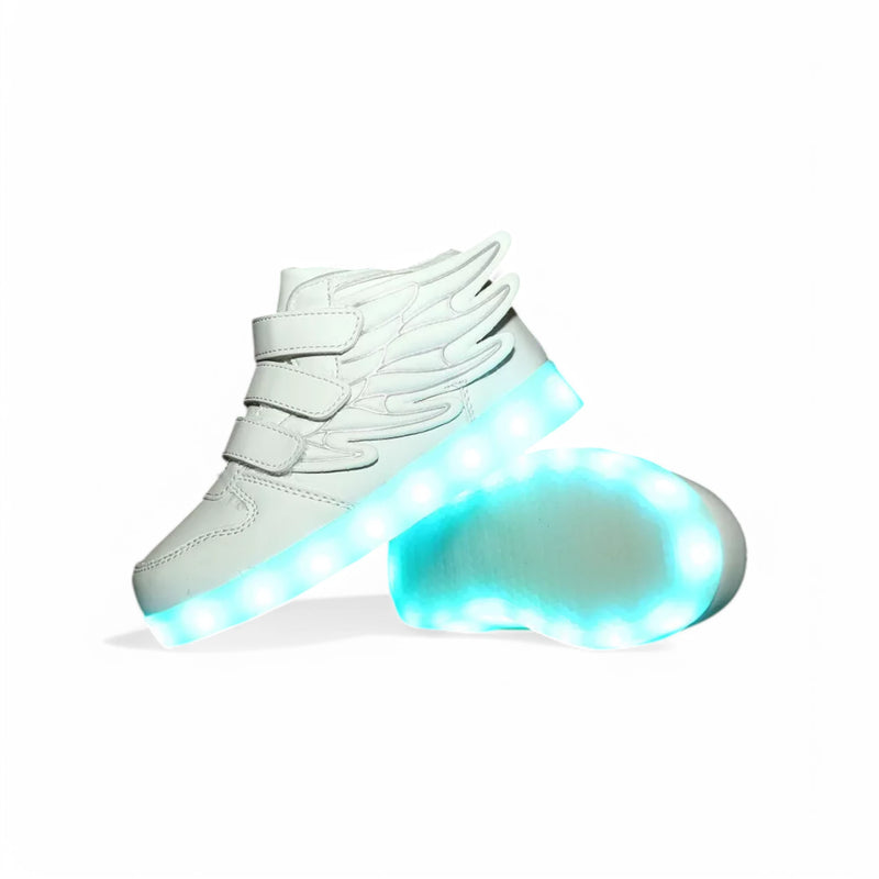 Tênis Infantil com LED Sonic Turbo White