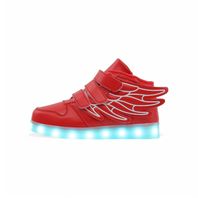 Tênis Infantil com LED Sonic Turbo Red