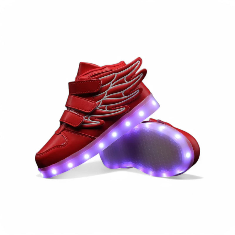 Tênis Infantil com LED Sonic Turbo Red