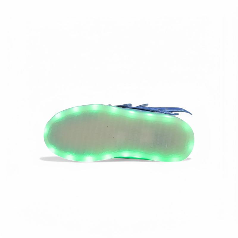 Tênis Infantil com LED Sonic Turbo Blue