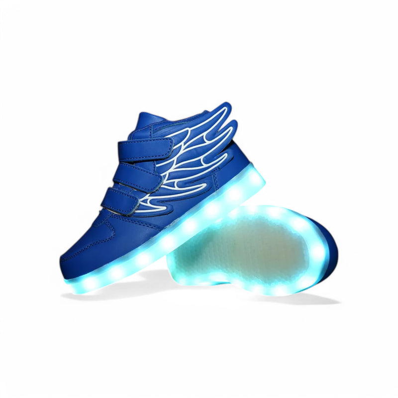 Tênis Infantil com LED Sonic Turbo Blue