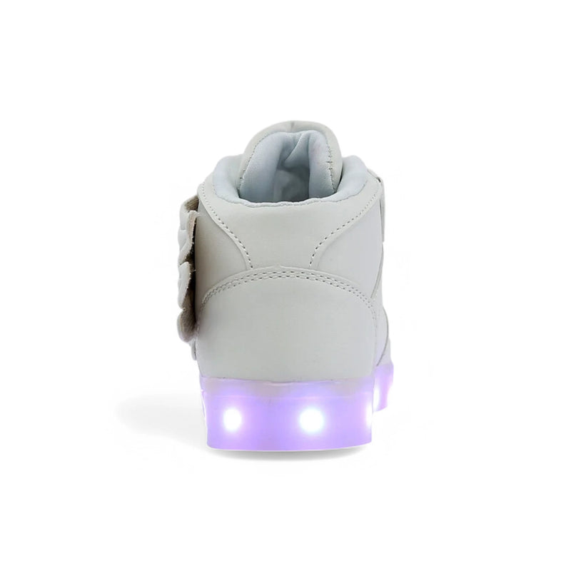 Tênis Infantil com LED Sonic Turbo White