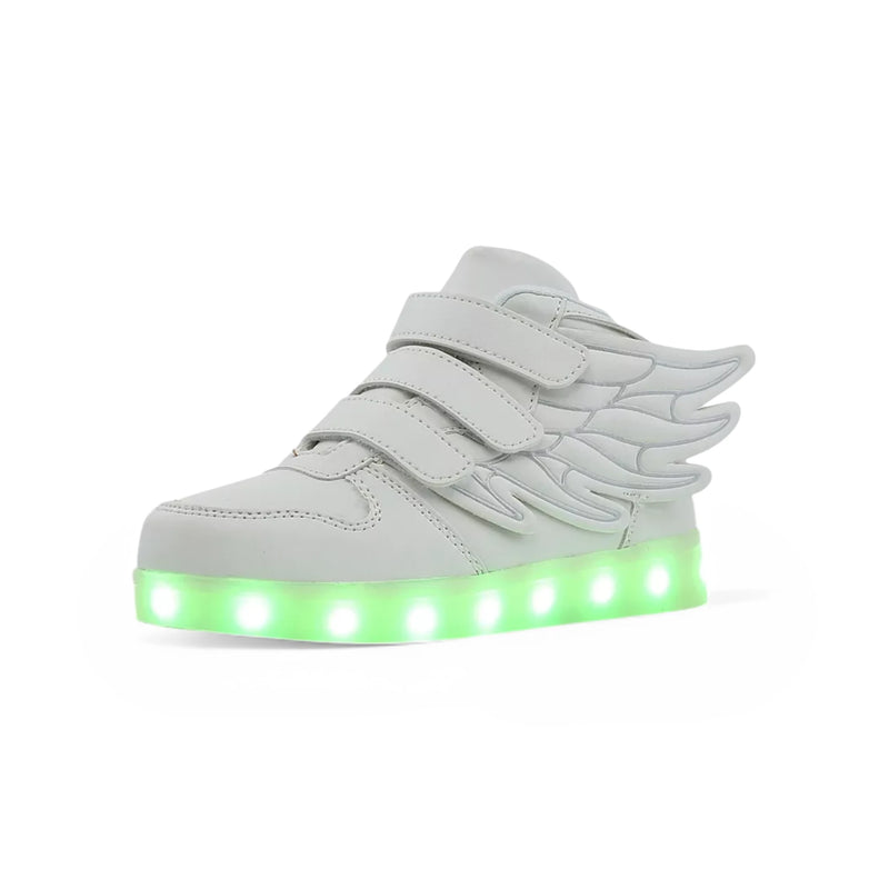 Tênis Infantil com LED Sonic Turbo White